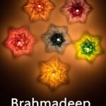 HRV® Multicolor Brhamadeep 3D Diya - Reflection Diya, 3D Shadow, Diwali, Puja, Plastic, Decorative Diyas Set for Home Decoration | Deepawali दिया Deepak | Diwali Diya for Pooja/Puja Room, Pack of 12